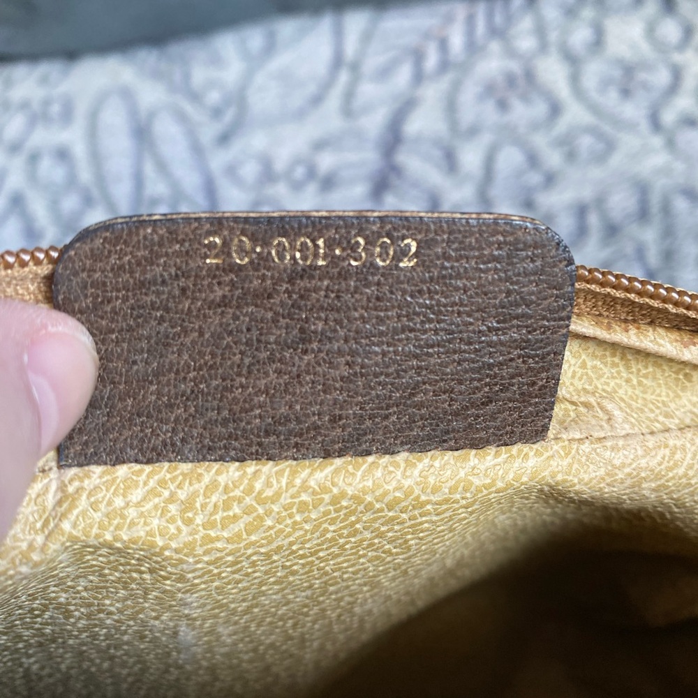 Gucci GG Men's PVC and Leather Toiletry Clutch Bag, Vintage - Picture 3 of 15